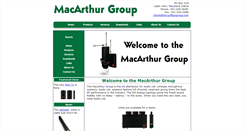 Desktop Screenshot of macarthurgroup.com